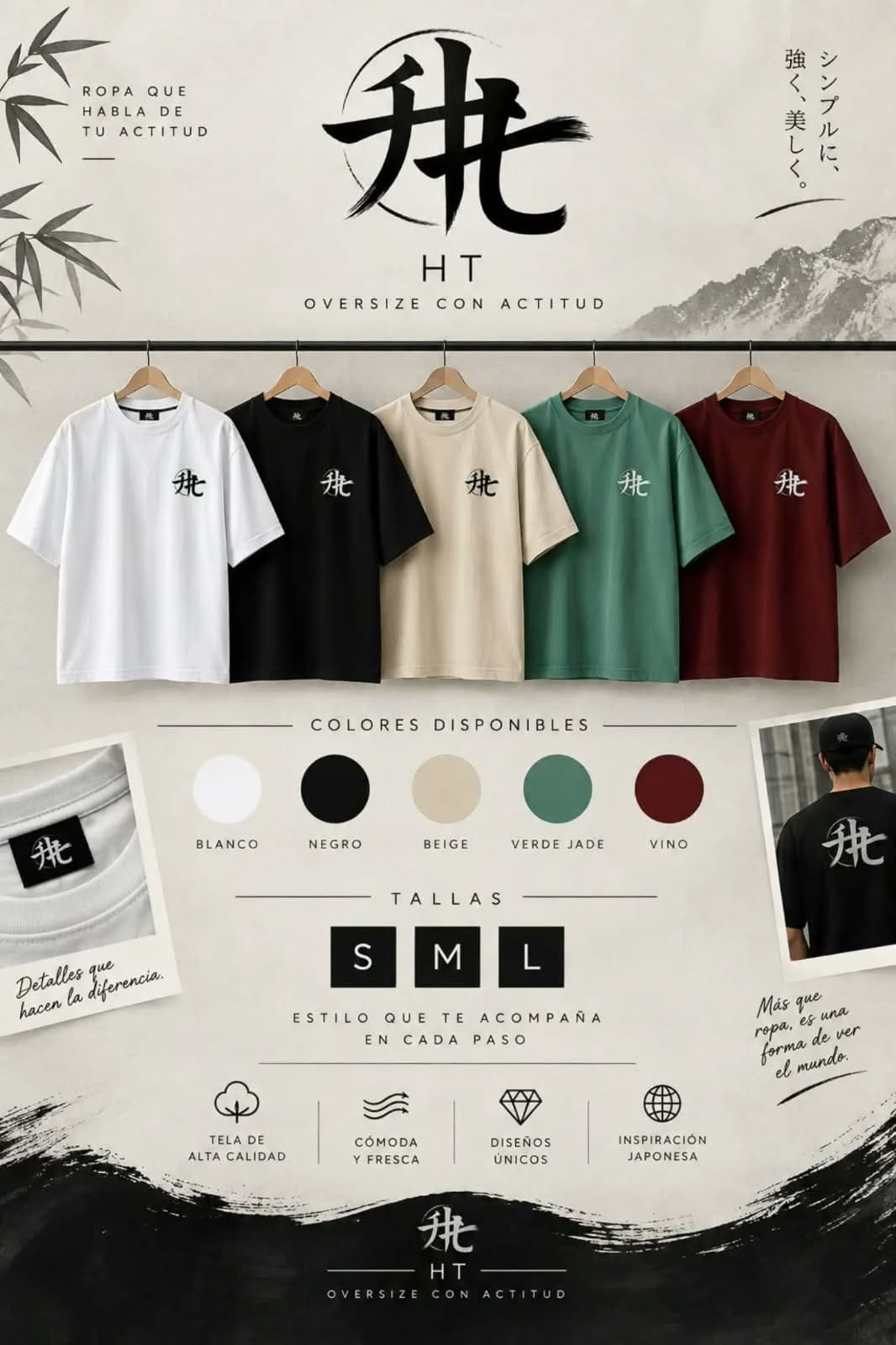 Colección de polos oversize HT